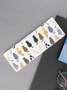 1 pieza Estuche para licencia de conducir/tarjeta de identificación con diseño de gato lindo, billetera compacta para tarjetas de crédito/licencia, para guardar documentos del vehículo, tarjetas de identificación/tarjetas de visita/tarjetas de regalo/monedas, estuche de tarjetas con múltiples ranuras, adecuado para conductores y personas de negocios - Patrón B - Ver 9