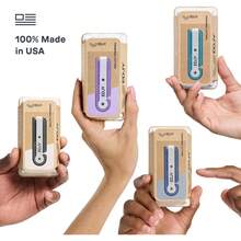 EDJY Fingernail Cutter - Precision Stainless Steel Nail Cutter For Fingernails |   Sharp Blade, Ergonomic Design, Durable & Rust-Resistant |   Ideal For Men And Women |   Multi Color |   4-Pack - Đen (gói 2 cái) - Xem 4