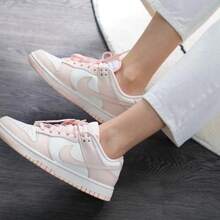 Nike Dunk Sneakers - Casual, Versatile, Retro, Sporty, Lightweight Lace-Up Shoes For Women - Sakura Pink - Cherry Blossom Pink - View 3