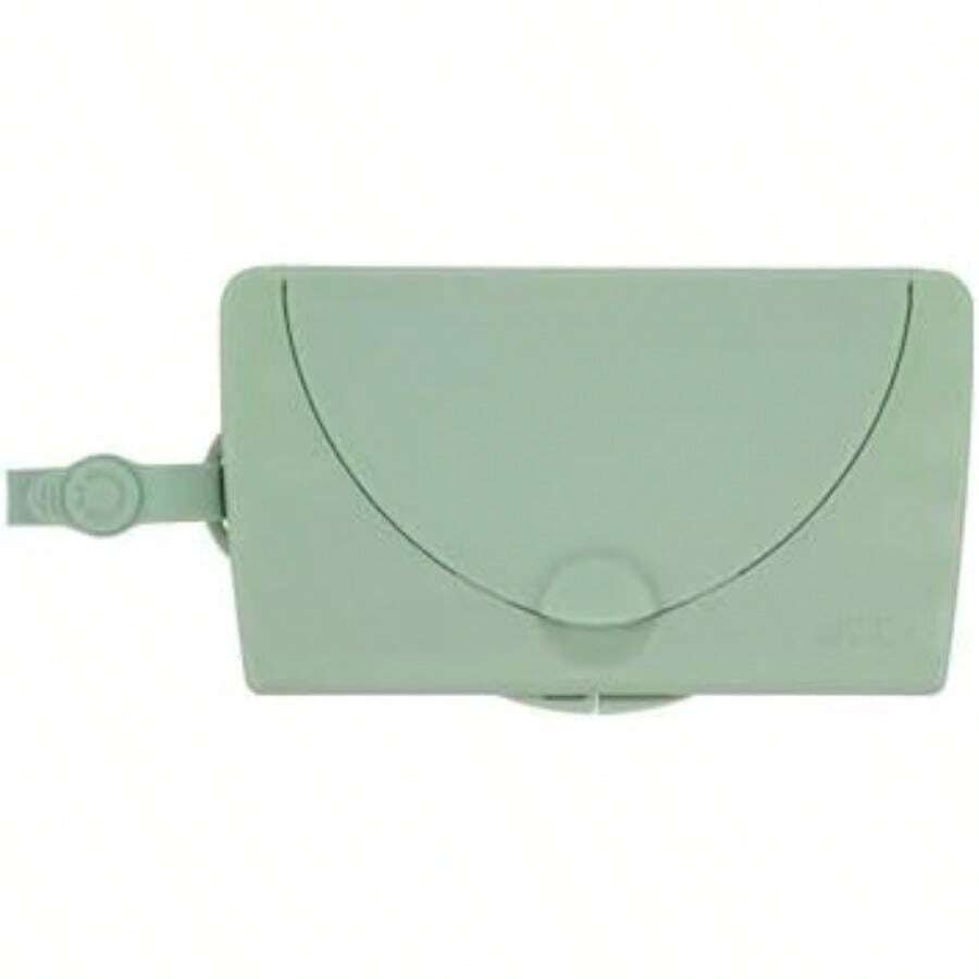 Ubbi On--Go - Dispensador de toallitas para bebé, contenedor portátil para viajes, accesorio imprescindible para recién nacidos, soporte para toallitas reutilizables, color verde salvia(Dispensador de toallitas verde salvia) - Multicolor - Ver 1