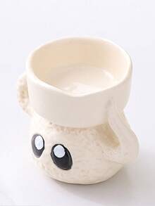 1pc Miyazaki Soot Ashtray, Suitable For Home Living Room Coffee Table, Office Creative Candle Holder, Also Suitable For Desktop Decoration - Black - View 15