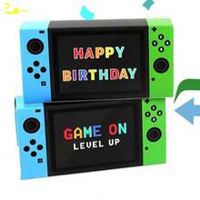 6/12/24个游戏主题礼盒，电子游戏主题生日派对礼品盒，游戏主题派对装饰品，适用于庆祝活动和游戏之夜，2种款式 - 彩色 - 查看 7