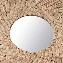 CYPNPwshymi Espejo Colgante Retro con Tejido de Paja Espejos Circulares Bohemios de Ratán para Decoración de Pared Espejo Montado en la Pared NaturalezaFashion - 224567485 - Ver 6