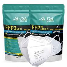 10个/20个装 FFP3 CE认证口罩，FFP2认证呼吸防护口罩，男女通用 - 彩色 - 查看 7