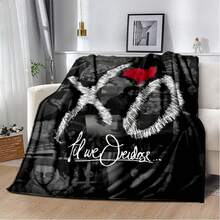 Weeknd X.O Plush Blanket – Soft Cozy Throw Bed, Sofa & Travel - 摩卡棕 - 查看 7