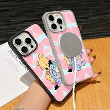 Disney Patterned Phone Case. Mickey Mouse, Stitch, Donald Duck, Minnie Mouse, Goofy, Pluto, And Daisy Duck Pattern. Magnetic Phone Case.  Compatible With IPhone 17, 16, 15, 14, 13, 12 Pro Models And Galaxy, Offering Shockproof Protection. A Special Gift For Family, Friends, Birthdays, Holidays, And Special Occasions. A Stylish And Fun Accessory To Brighten Up Your Device With What And What Flair. - 藍色 - 查看 5