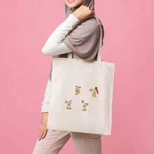 3/4 Pcs Easter Cute Bunny Embroidered Patches | Iron-On/Sew-On DIY Appliques For Clothes, Dresses, Bags, Hats, Jeans & Backpacks - Multicolor - View 6