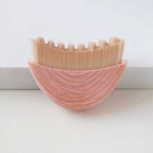 Lymphatischer Kontur Gesichtsreinigungspinsel, Trockenbürsten, geeignet für Gesicht, Kiefer und Kinnformung, ergonomisches Design, präziser Sitz, hellbeige - Verschiedenfarbig - Übersicht 7