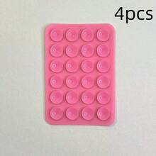 1pc 24pcs Silicone Single-Sided Suction Cup With Adhesive Backing, Multi-Function Phone Suction Cup, Can Be Attached To Wall, Desk, Glass, Serving As Phone Stand, Tablet Holder, Suitable For Car, Leisure, Office - Multicolor - View 13