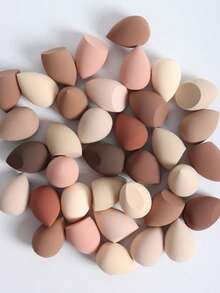 3/5/10/15/20/30pcs Makeup Sponges, Random Colors & Shapes, Powder, Liquid & Cream Foundation Blender, Latex-Free Wet & Dry Use, Suitable For All Skin Types,Giveaways,Travel,Cheap Stuff,Travel Essential - Nhiều màu - Xem 2