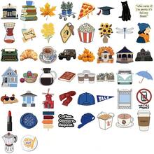 50 Peças Adesivos à Prova d'Água Grafite de Desenho Animado para Séries de TV Americanas, Motocicletas, Carros, Laptops, Computadores, Capas de Telefone, Malas, Garrafas de Água, Skates, Decorações de Capacete, Materiais de Contabilidade, Adesivos Decorativos de Arte para Presentes - Multicolorido - Visão 8