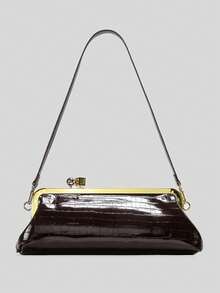 Bolso de mano de metal con bola redonda, nueva bolsa francesa elegante para mujer, bolso de noche de hombro 2025 - Multicolor - Ver 7