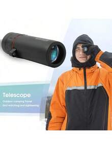 1pc 3000x25 High Definition Long Range Monocular Telescope, BAK-4 Prism FMC Coated High-Quality Monocular Telescope, Powerful Adult Monocular Telescope Suitable For Hiking, Camping, Outdoor Adventure And Watching Games, Makes A Great Gift. - Multicolor - View 2