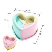 Non-Stick Silicone Baking Molds, Square, Star, Heart, Flower Cake Molds, Suitable For Pudding, Mousse, Chocolate, Jelly, Pancake, Bread, Cheesecake And Other Baking, Can Be Used As Fancy Cake And Pastry Molds, Valentine's Day Party, Home Decor, Home Gifts - SKU Image Color - View 16
