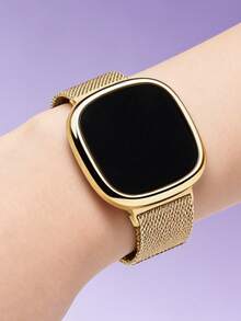 Men's Gold-Tone Sports Bracelet Watch, Suitable For Daily Wear - Gold - View 4