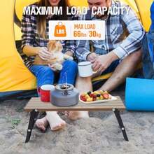 Old Bma Bay - Mini mesa de aluminio ultraligera 66 lbs/30 kg de capacidad de peso mesa de  pequeña pble con patas retrácti adecuada para  camping senderismo al aire última