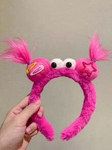 New Autumn And Winter Headband With Strange Ears, Cute Headband For Women, Dopamine Plush, Interesting Headwear, Headband, Headband, Headband - Multicolor - View 8