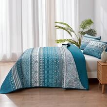 Quilt Sets - Teal Blue-1089 - View 3