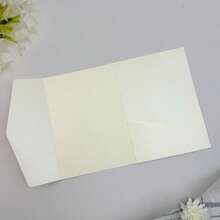 3D Trifold Wedding Invitation Card, Suitable For Wedding, Bridal Shower, Engagement Party And Coming Of Age Ceremony Invitations - Ivory - View 6