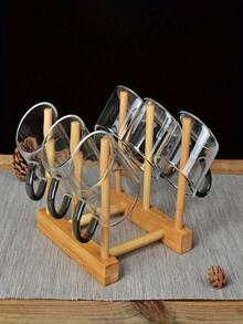 Fashionable Cup Holder - Stylish Dust-Proof Tea Set And Glassware Storage Rack