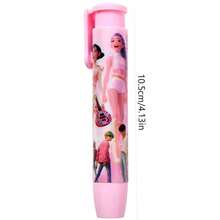 1/2/3pcs Cartoon K-POP Witch Group Retractable Erasers, Creative Stationery, Low Crumb & Easy To Erase, Retractable Erasers, Back To School Student Supplies - Multicolor - View 3