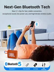 JBL Go 3 Portable Mini Bluetooth Speaker, Wireless Speaker, IP67 Waterproof And Dustproof, Big Audio And Punchy Bass, 5 Hours Of Playtime For Home, Outdoor And Travel, Multicolor - Blue and Pink - View 8