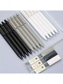 1pc Automatic Pencil: Random Color, Includes 0.5mm And 0.7mm Sizes - Essential For Students! Back To School Companion