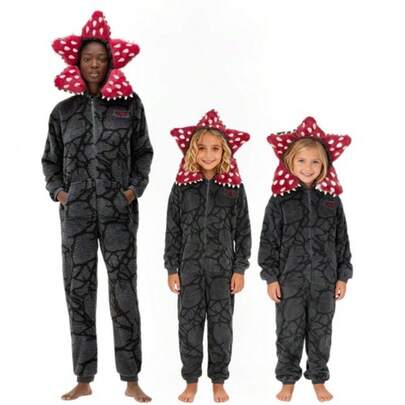2026: Demogorgon Pajamas Cotton Soft Warm Nightwear For Adult Kid  UK