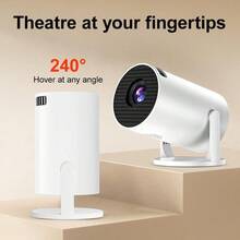 2026 Latest Portable Projector HY200 - 1080P Home Theater, Built-In Android 11.0, WiFi 6 And 2.4G Wireless Network, Suitable For Various Scenarios Such As Home Theater, Gaming And Presentation. (Optimal Projection Distance: 0.3 Meters-1.3 Meters, Projector Should Operate At The Specified Rated Power, Otherwise It May Affect The Projection Effect). - Multicolor - View 11