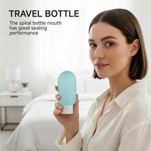 Living And Home 11-Piece Travel Bottle Set - Leakproof Portable Toiletry Kit With Funnel & Labels - Yellow + Pink + Blue - View 6