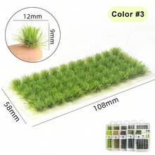 60pcs/140pcs Static Grass Tufts Model Train Landscape Garden Decor Diorama Set - As Photos - View 19