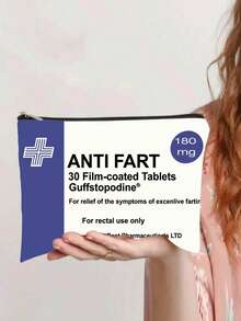 5mg Diazepam Cosmetic Storage, Ideal For Travel, Vacation, Fitness And Camping. This Zipper Design Is Vibrant And A Fashionable Choice For On-The-Go Storage. It Has A Zippered Closure, Suitable For Everyone.