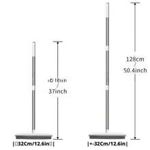 1/2/4/6pcs Rubber Broom Set With Squeegee And Long Handle, Carpet Rake And Lint Brush, For Carpet Cleaning