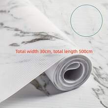 1pc Waterproof Non-Adhesive Marble Pattern Vinyl Material Shelf Liner - Non-Slip Washable Cabinet Mat, Suitable For Kitchen Refrigerator Cabinet, Food Pantry, Bathroom - Refrigerator Mat, Home Dehumidifier, Spring Summer Picks, Brides Maid Gifts, Room, Bedroom Decor, Bedroom Decor, Beach, Travel, For Men, For Women, Vacation,Cute Stuff - Marble Texture - View 15