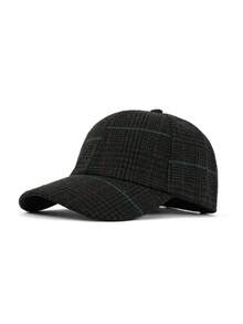 1pc Women's Adjustable High-Quality Baseball Cap, Plaid Visor Hat, Fashionable Versatile Hat, Unisex - Baseball Cap - View 5