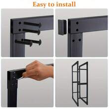 Suportes para lenha - 100 x 100 x 25 cm - Ver 9