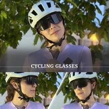 SCVCN Cycling Glasses, Mountain Bike, Road Bike, Racing Gear, Unisex Outdoor Sports Glasses, Cycling, Hiking, Driving, Golf Accessories, Travel, Camping Glasses, Street Photography, Decorative Glasses - 彩色 - 查看 3
