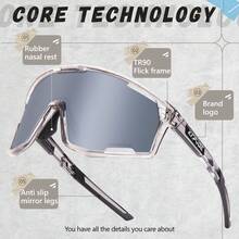 KAPVOE KAPVEO 偏光骑行眼镜，男女通用，适合钓鱼、骑行、户外运动、跑步、骑行、徒步，时尚旅行、露营、山地自行车眼镜，沙滩必备 - 彩色 - 查看 8