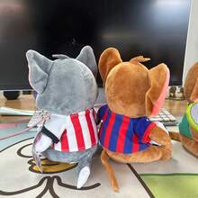 TOM AND JERRY. Đồ chơi nhồi bông Tom và Jerry series bóng đá mới, cao 20cm, dành cho trẻ em, hình nhân vật hoạt hình, quà tặng sinh nhật cho bé trai, trang trí phòng ngủ. - Nhiều màu - Xem 8