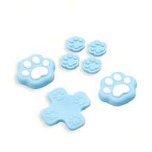 Cute Cat Paw Directional Keys & Silicone Joystick Cap Set, ABXY Button Protective Cover, Compatible With Nintendo Switch/OLED, Not Compatible With Switch Lite & Protective Case - Switch 2 - View 11