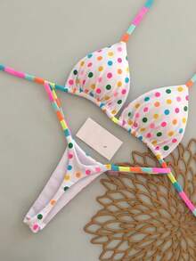 Conjuntos de bikini para mujer para vacaciones y playa - Multicolor - Ver 1