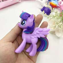 My Little Pony Party Decorations - Six Main Characters (Purple, Applejack, Rarity, Fluttershy, Rainbow Dash, And More) With School Uniform Accessories, Perfect For Halloween And Campus Events, Halloween Decorations | Cartoon Character Decor | Durabl - Multicolor - View 3