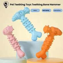 1pc Dog Chew Toy - Interactive Dental Stick, Suitable For Small To Large Dogs, Made Of Thermoplastic Rubber, Promotes Dental Health, Freshens Breath, And Aids Teeth Development. Dog Chew Toy, Dog Dental Care, Chew Toy, Dog Toy - Random Color - View 4