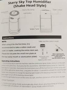 新款星空投影灯加湿器，USB供电家用/婴儿房/卧室/车载夜灯，保湿喷雾器 - A - 查看 10