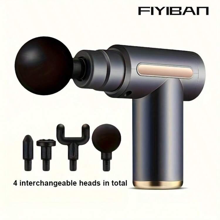 LED Display Mini Fascia Gun - Long Endurance, 6 Vibration Speeds, Perfect For Gym & Yoga & Pilates & Home - Liquid Crystal - View 12