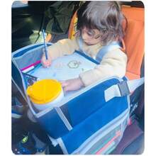 Bandeja de aje para Niños Pble Bandeja para ento Coce Mesa de Cputadora con Soporte para ad ajes por Carretera para Coce Aón - Rosa - Ver 3