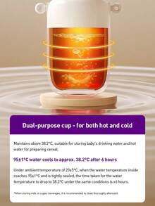 Philips Avent Children's Water Bottle, 316 Stainless Steel Insulated Cup, Straw Cups For Toddlers 1-3, Six Layer Insulation, 360 Degree Leak Proof, With Adjustable Strap, Keeps Drinks Warm Or Cold - Multicolor - View 4