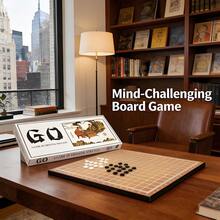 Traditional Go Board Game – Timeless Strategy For Game Nights! USA Tabletop Pick-Durable Board & Pieces For Long-Lasting Play! - 預設 - 查看 5