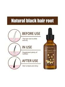 Gray White Hair Treatment Serum Cover White Hair To Black Natural Color Repair Spray Anti Loss Hair Restore Healthy Hair Care - 1PCS - View 5