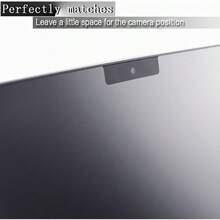 Bộ 3 miếng dán màn hình PET mềm chống chói, tương thích với Apple Air 13.3/13.6/14.2/15.3/16.2 inch (M4/M3/M2), Chống chói | Chống bám vân tay | Siêu trong suốt | Dễ dàng lắp đặt | Không bọt khí | Bảo vệ mắt | Chống trầy xước | Bảo vệ màn hình khỏi trầy xước và hư hỏng | Món quà lý tưởng cho gia đình, bạn bè hoặc người thân yêu nhân dịp công việc, sinh nhật, lễ Phục sinh, Giáng sinh - Bộ 3 tấm phim PET mờ chống chói. - Xem 9